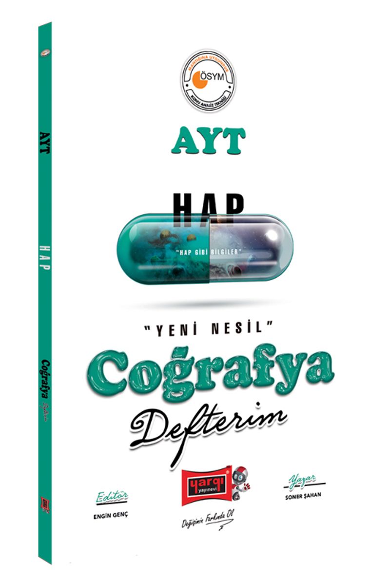 AYT Hap Coğrafya Defterim kitap kapağı