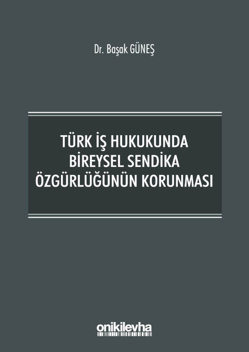 Türk İş Hukukunda Bireysel Sendika Özgürlüğünün Korunma kitap kapağı