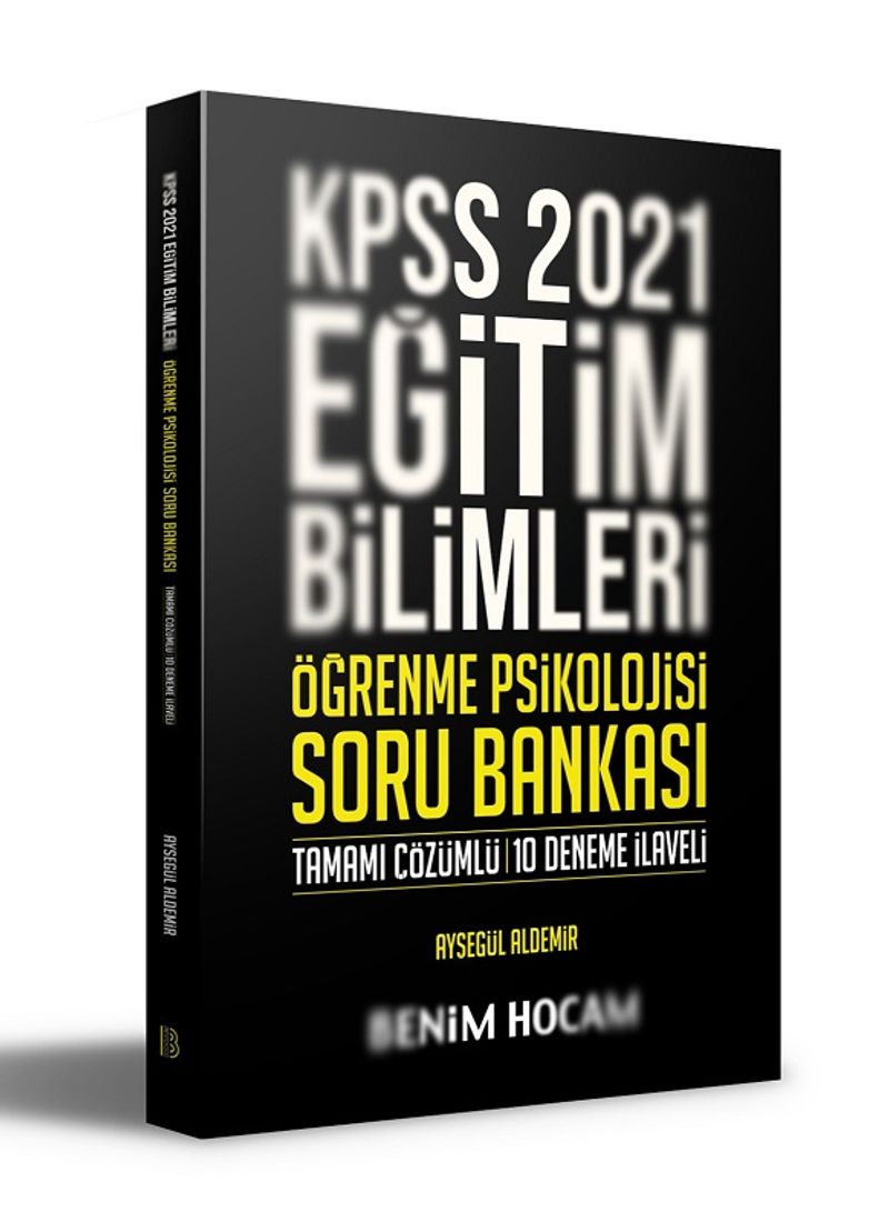 2021 KPSS Eğitim Bilimleri Öğrenme Psikolojisi Tamamı Çözümlü 10 Deneme İlaveli Soru Bankası kitap kapağı