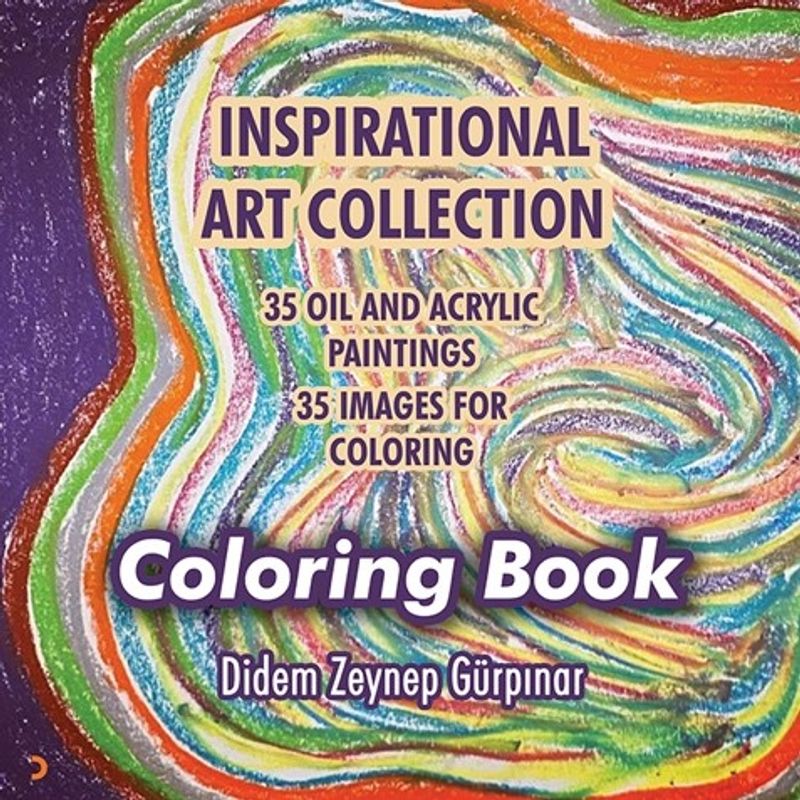 Inspirational Art Collection Coloring Book kitap kapağı