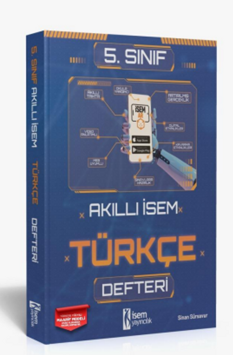 5.Sınıf Türkçe Defteri kitap kapağı