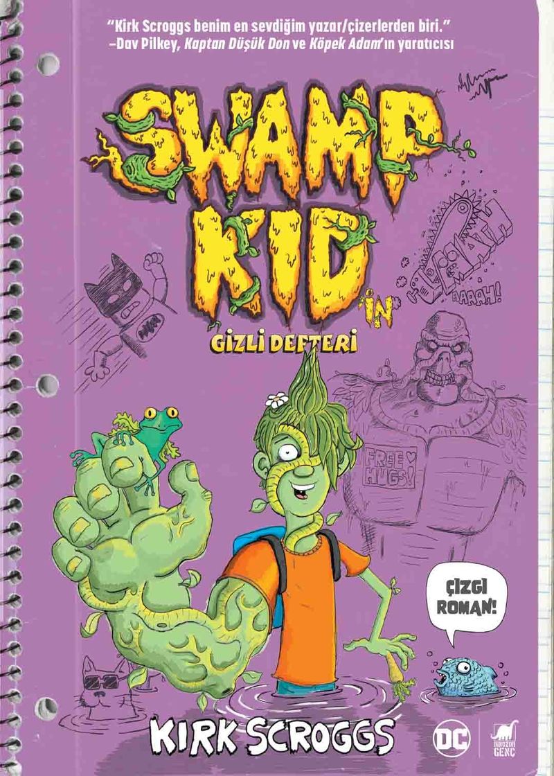 Swamp Kid'in Gizli Defteri kitap kapağı
