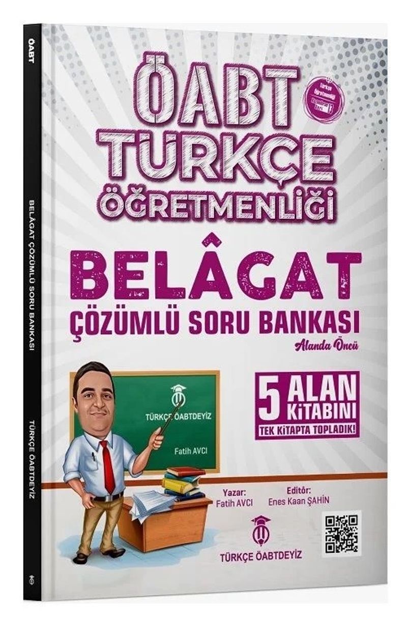 ÖABT Türkçe Öğretmenliği Belagat Çözümlü Soru Bankası kitap kapağı