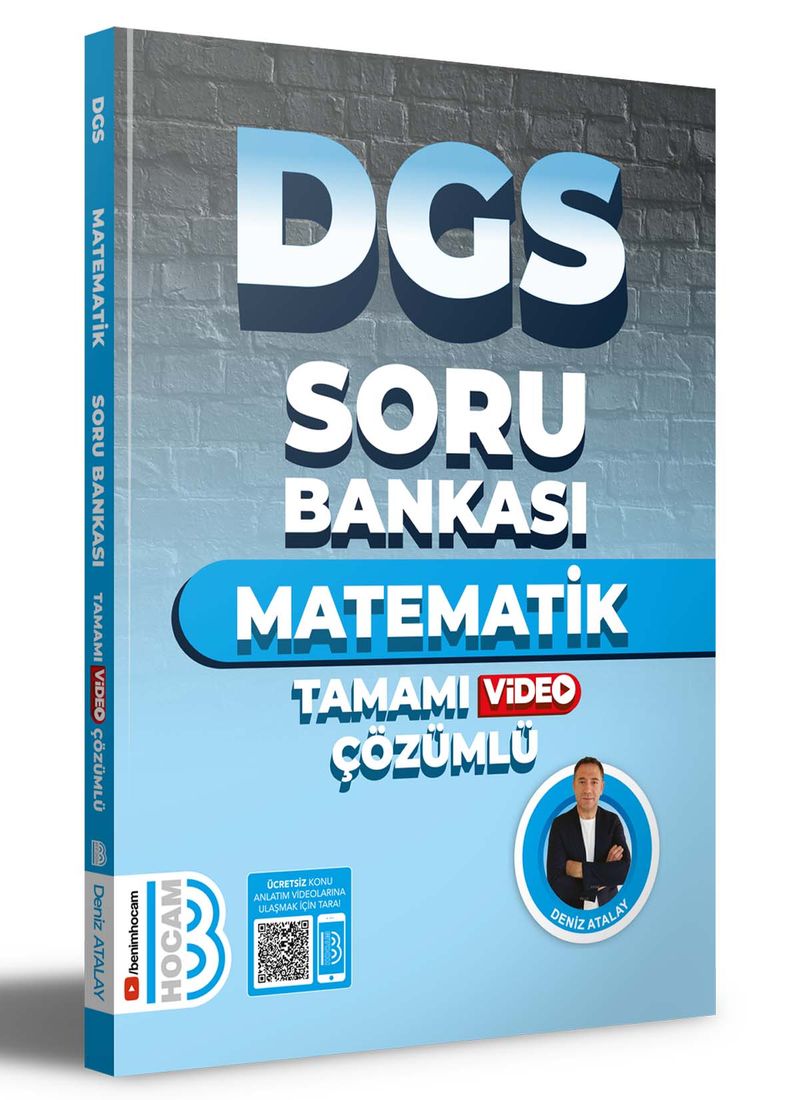 2024 DGS Matematik Tamamı Çözümlü Soru Bankası kitap kapağı