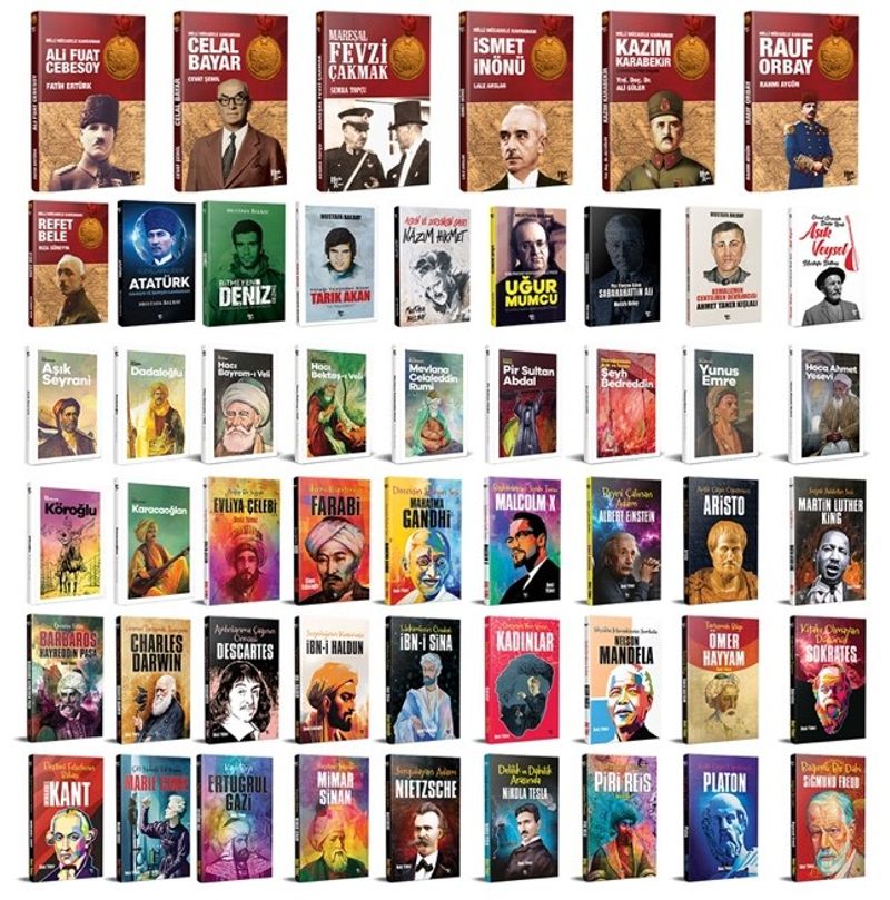 Unutulmaz Hayatlar (50 Kitap) kitap kapağı