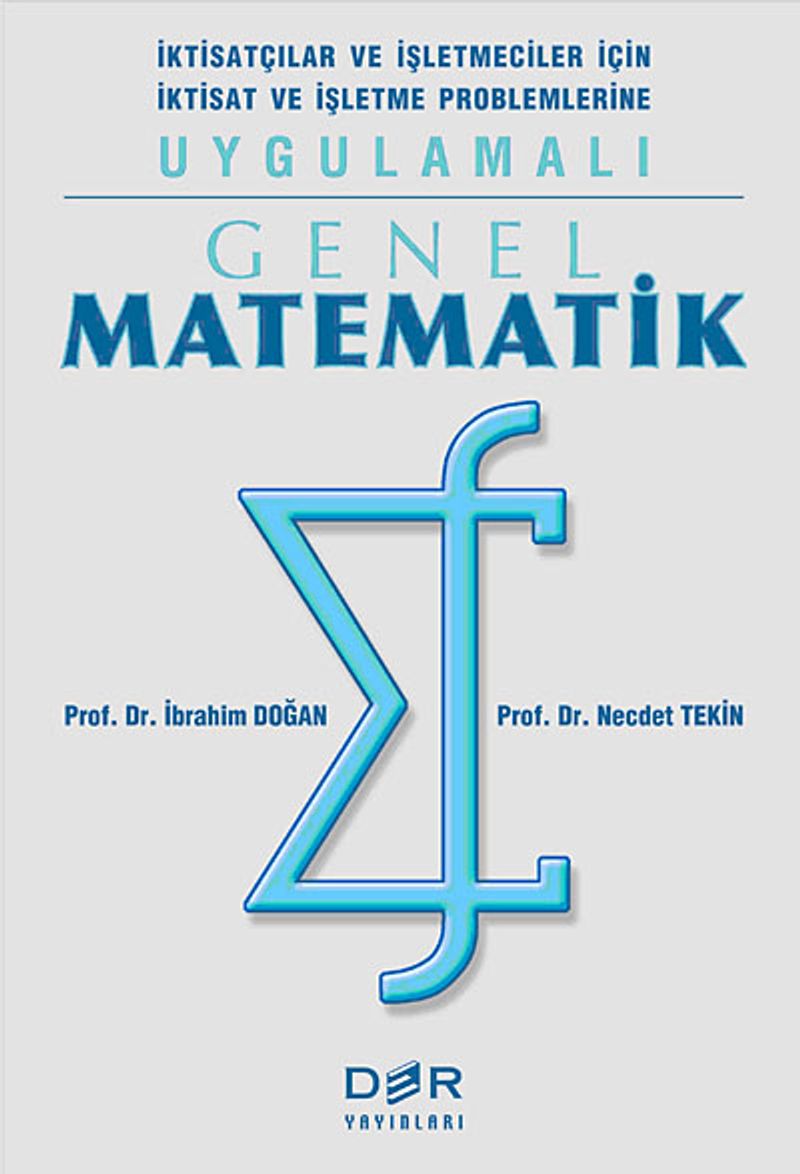 Genel Matematik kitap kapağı