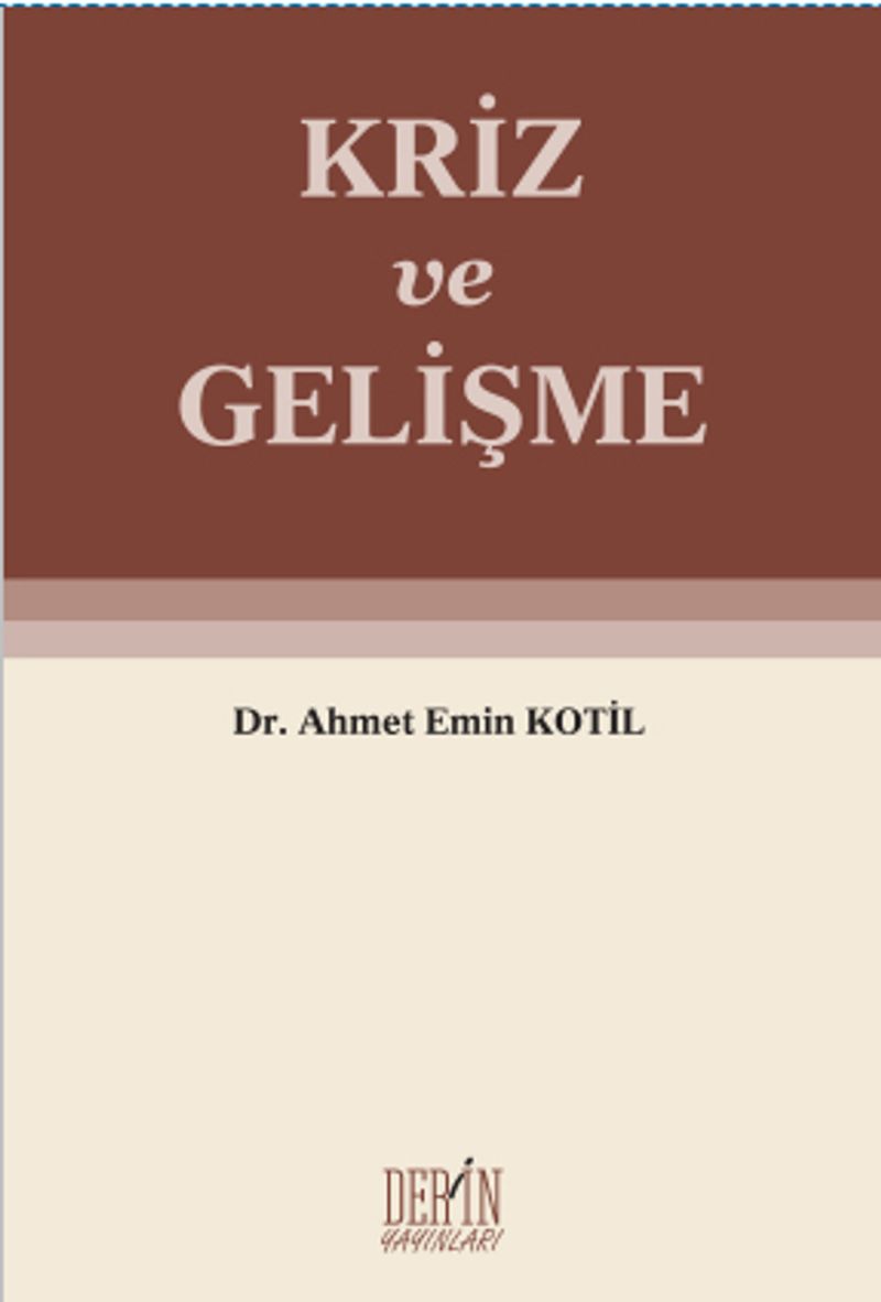 Kriz ve Gelişme kitap kapağı