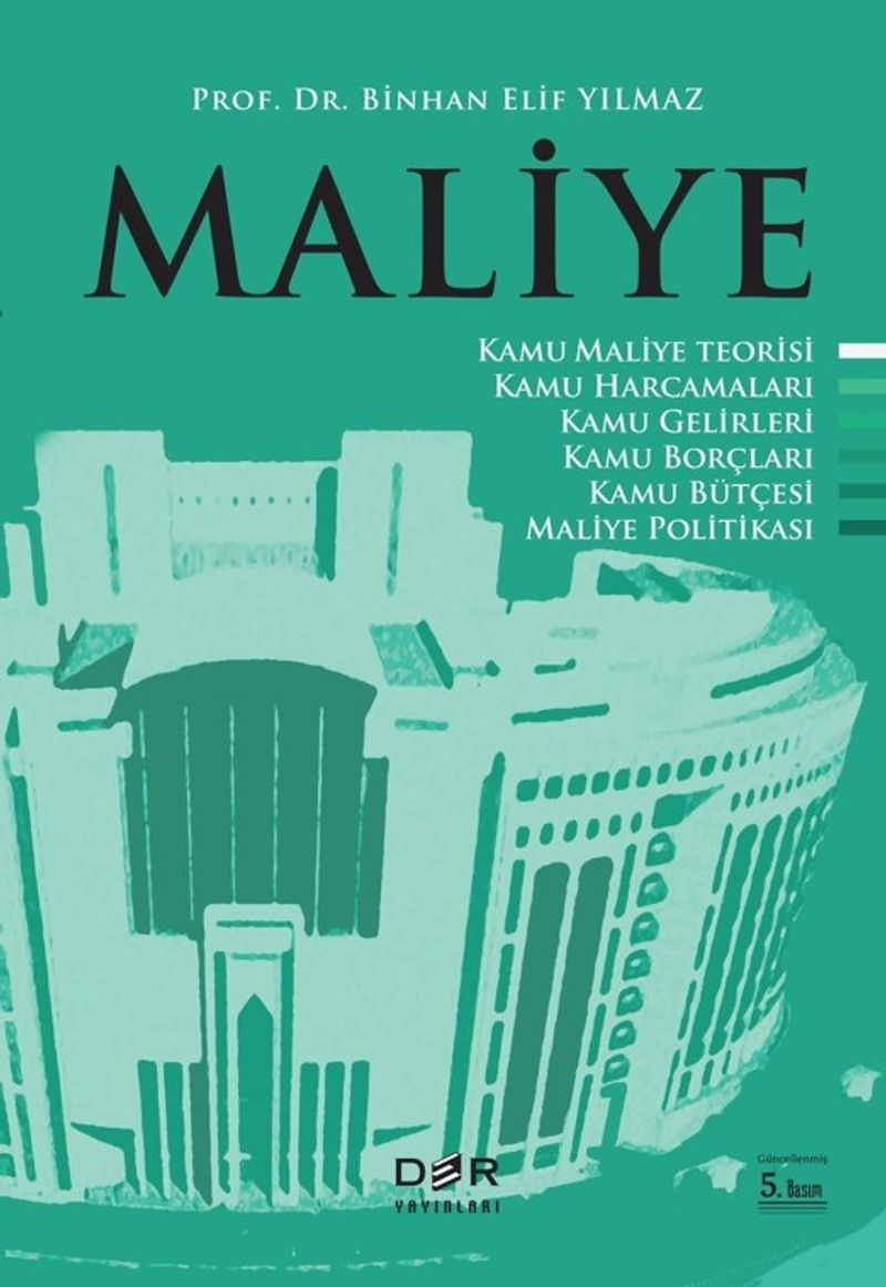 Maliye kitap kapağı