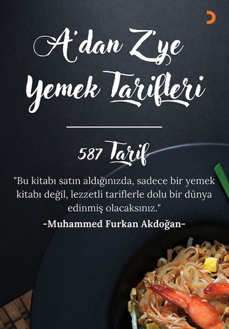 A'dan Z'ye Yemek Tarifleri kitap kapağı