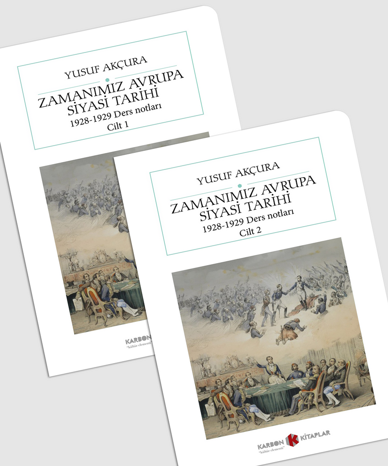 Zamanımız Avrupa Siyasi Tarihi/ 1928-1929 Ders Notları (İki Cilt) (Cep Boy) (Tam Metin) kitap kapağı