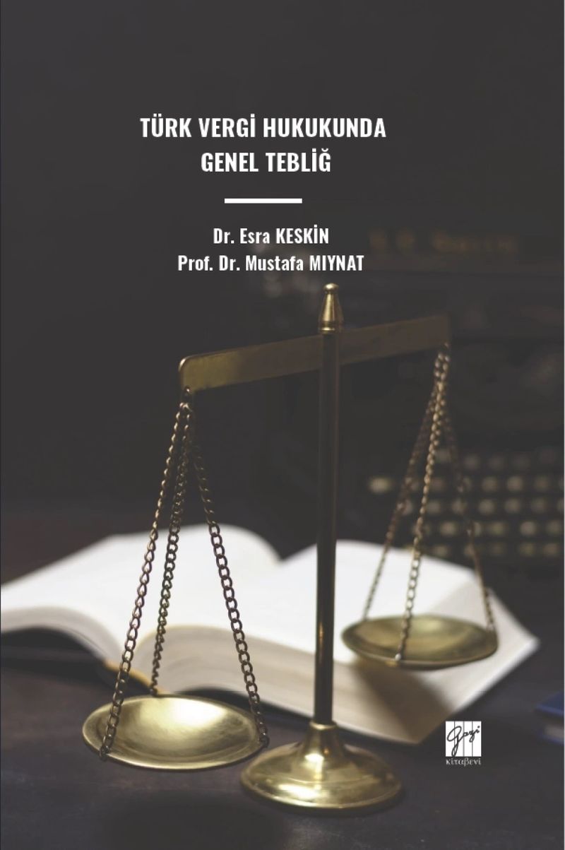 Türk Vergi Hukukunda Genel Tebliğ kitap kapağı