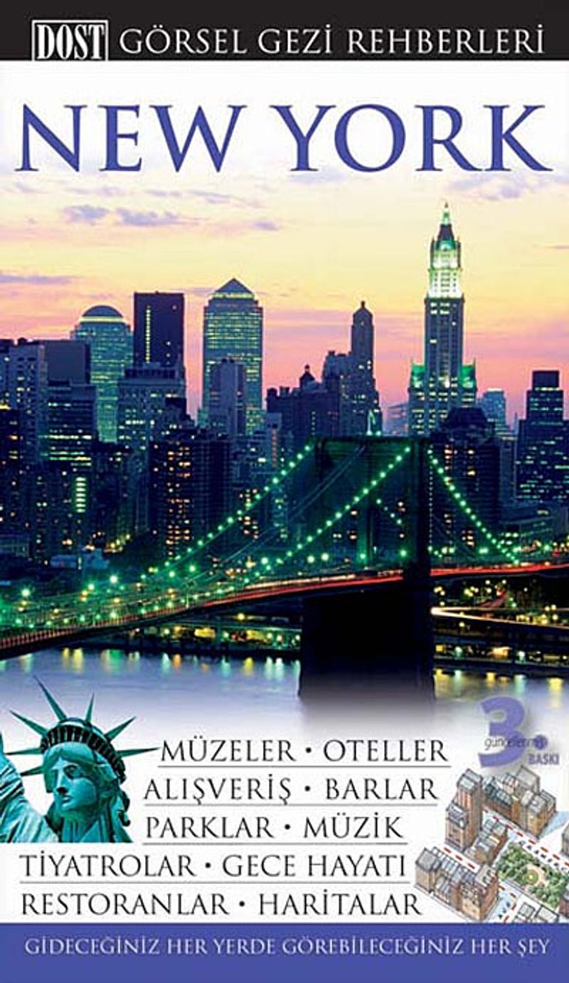 New York Görsel Gezi Rehberi kitap kapağı