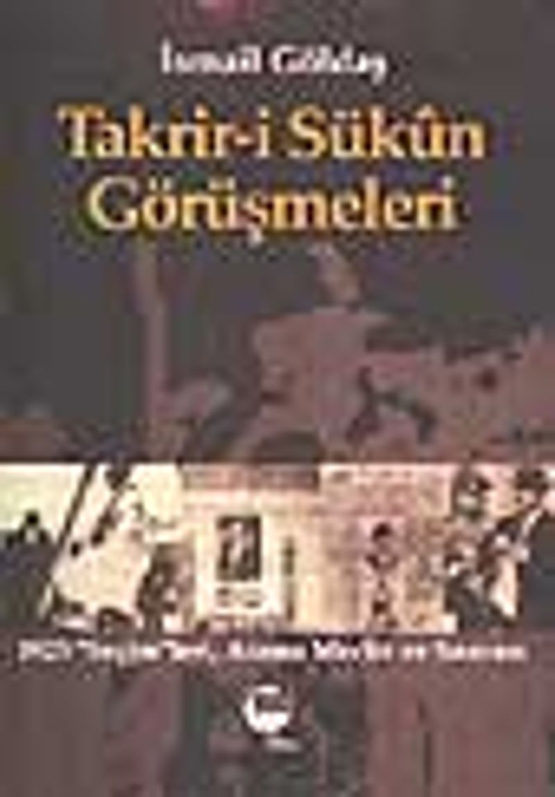 Takrir-i Sükun Görüşmeleri kitap kapağı
