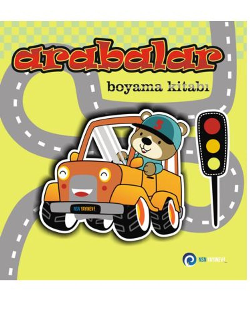 Arabalar – Boyama Kitabı kitap kapağı