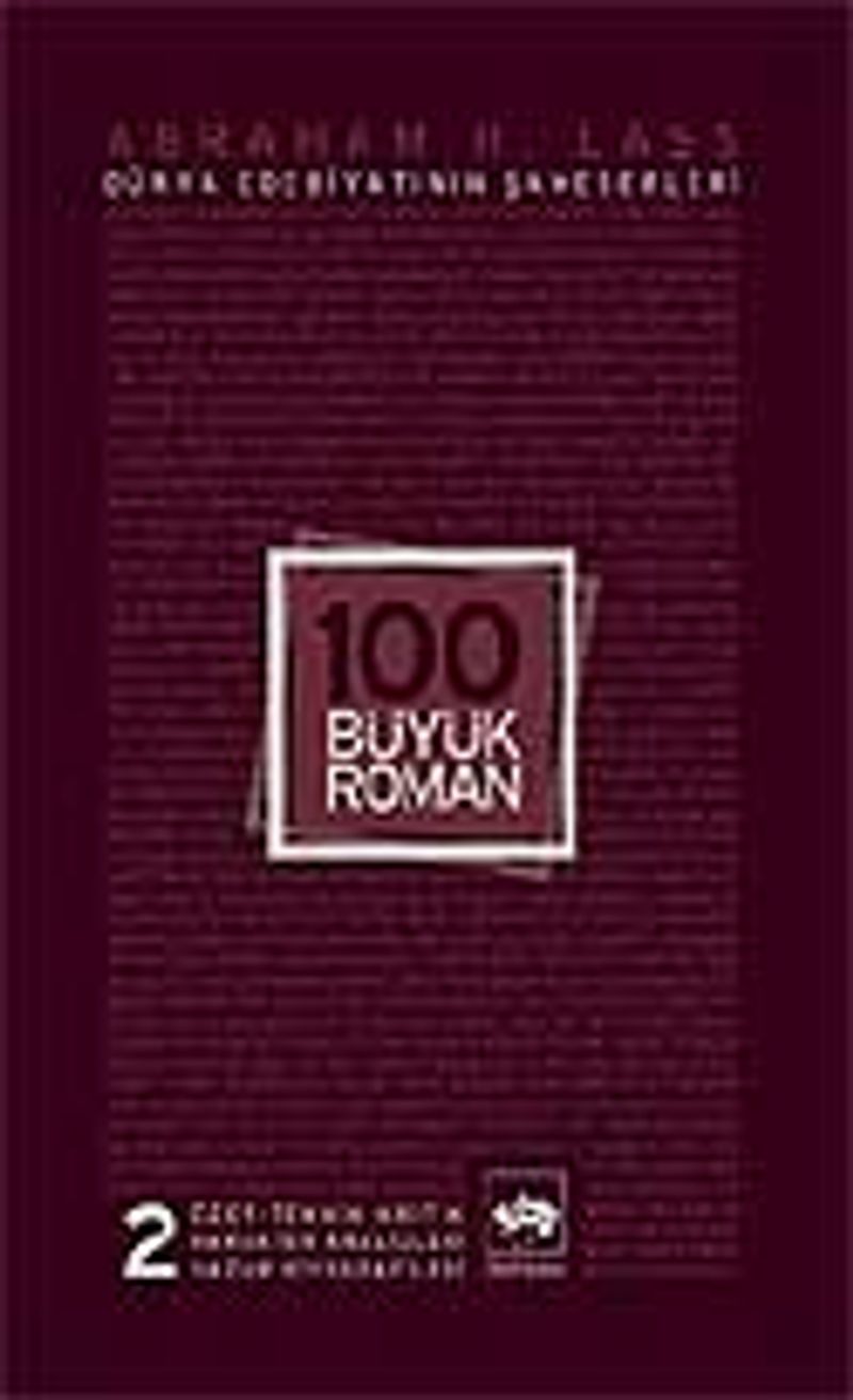 100 Büyük Roman 2 kitap kapağı