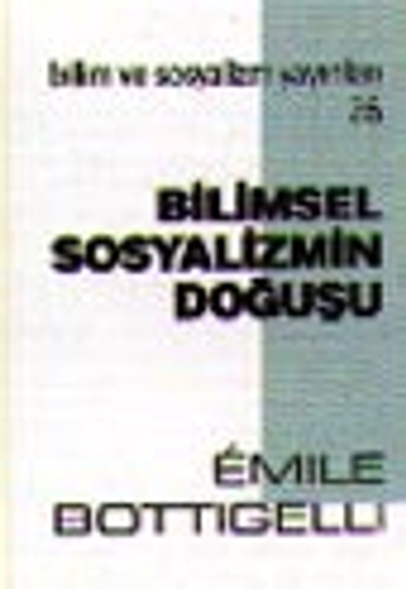 Bilimsel Sosyalizmin Doğuşu kitap kapağı