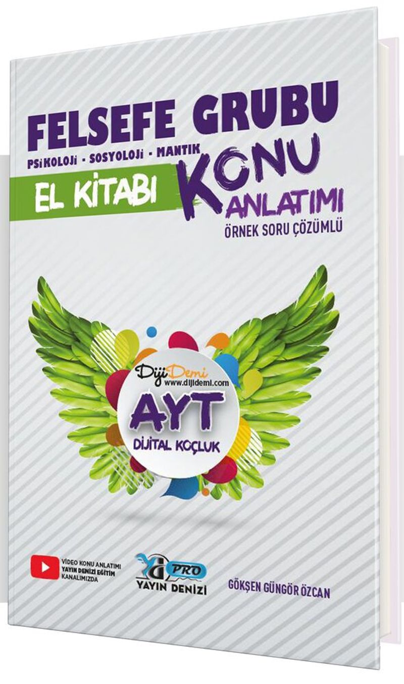 AYT Felsefe Grubu Psikoloji Sosyoloji Mantık Pro El Kitabı kitap kapağı