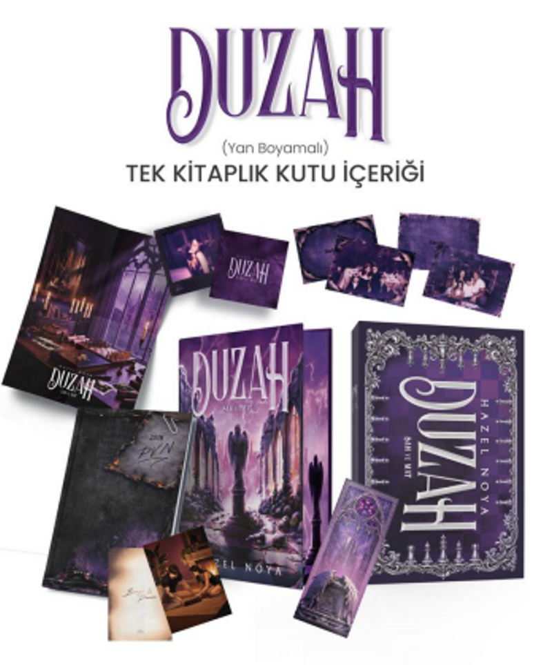 Duzah 3: Şah ve Mat (Tek Kitaplık Kutu Yan Boyamalı) kitap kapağı