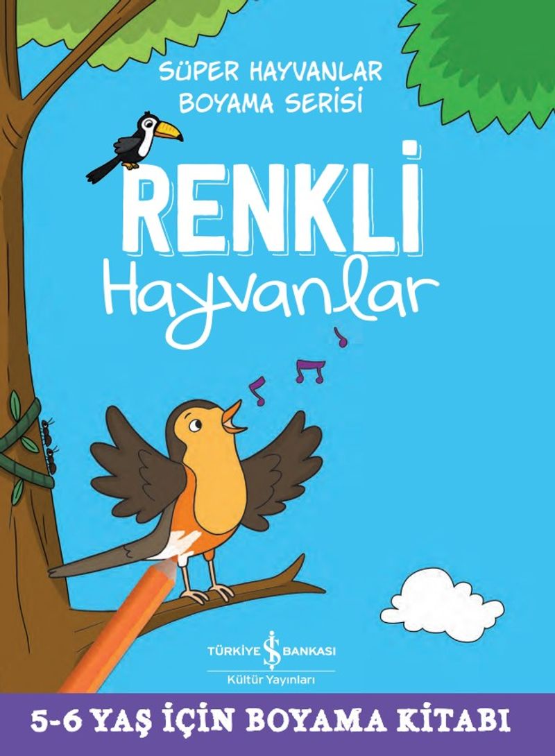 Renkli Hayvanlar / Süper Hayvanlar Boyama Serisi kitap kapağı