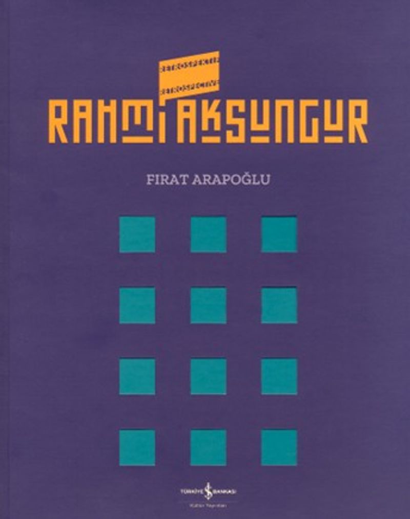 Rahmi Aksungur / Retrospektif - Retrospective kitap kapağı