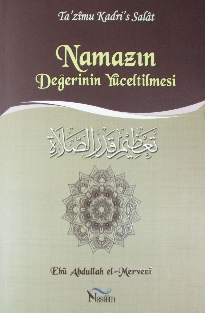 Namazın Değerinin Yüceltilmesi kitap kapağı
