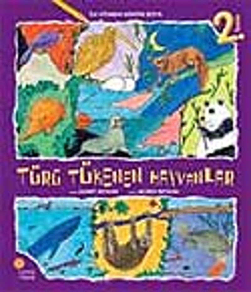 Türü Tükenen Hayvanlar / İlk Kitabını Kendin Boya kitap kapağı