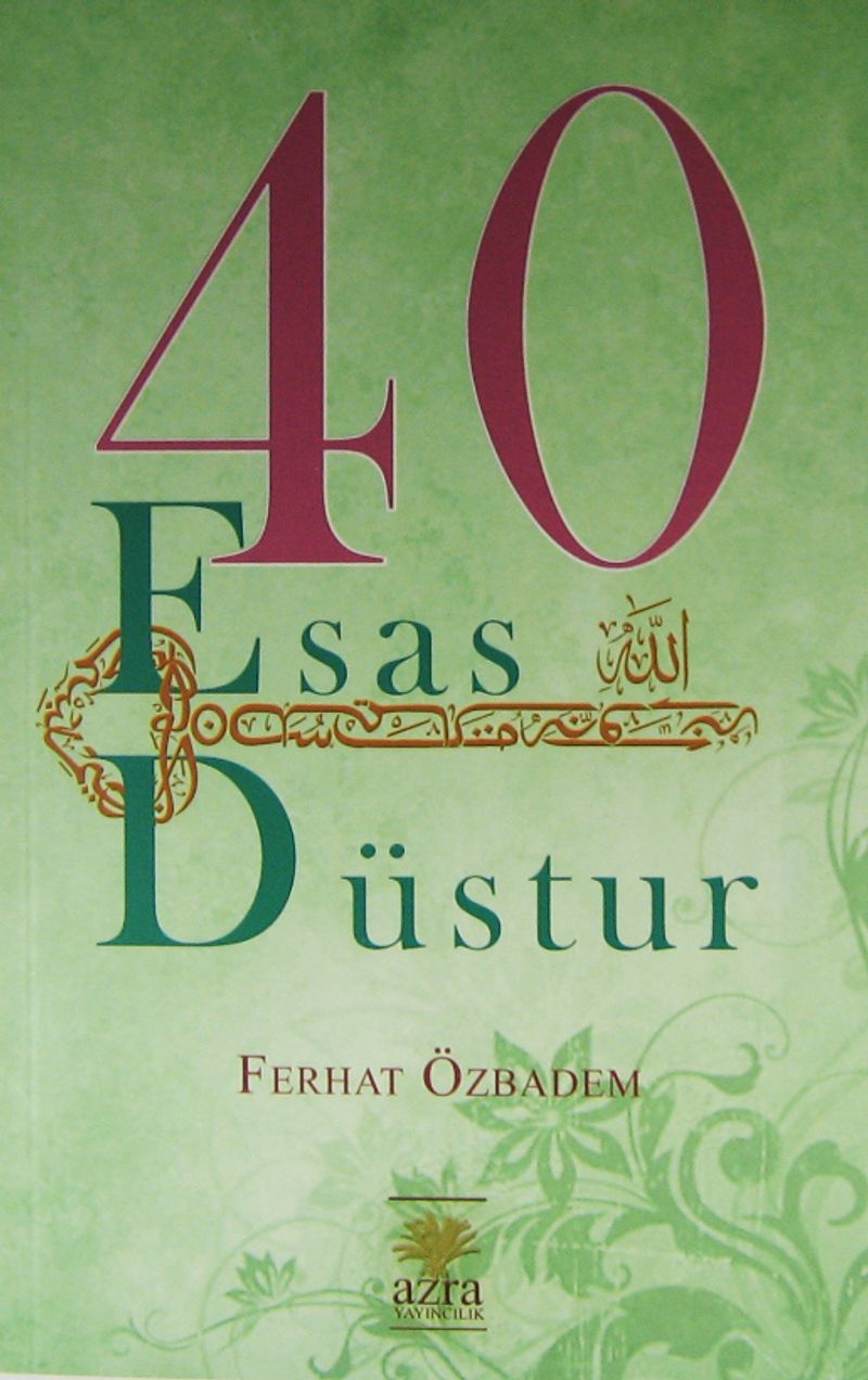 40 Esas Düstur kitap kapağı