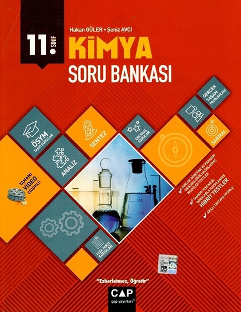 11. Sınıf Anadolu Lisesi Kimya Soru Bankası kitap kapağı