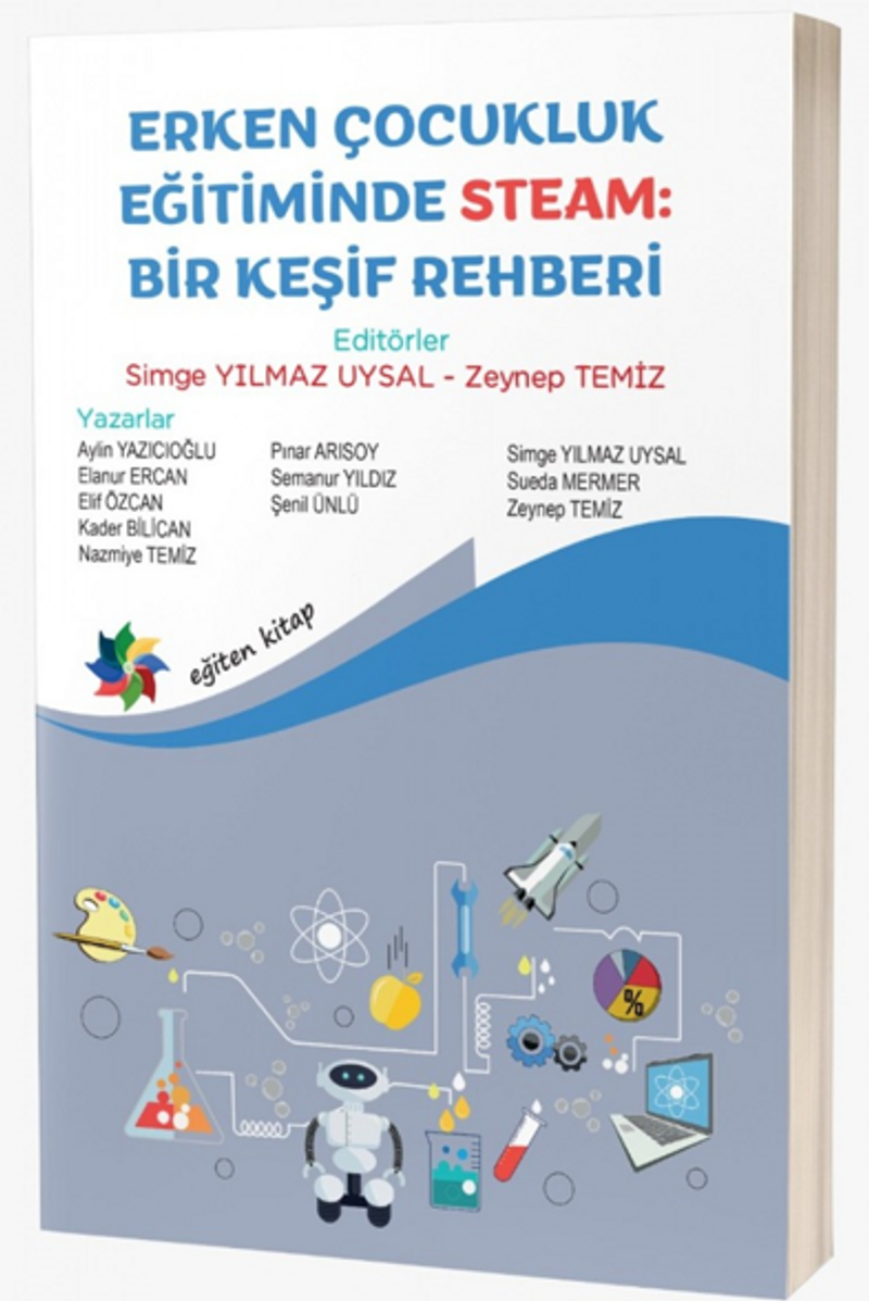 Erken Çocukluk Eğitiminde Steam:Bir Keşif Rehberi kitap kapağı