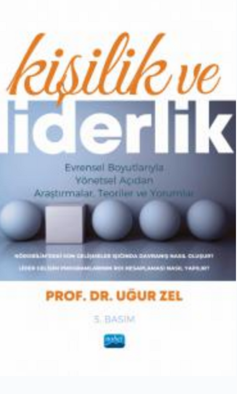 Kişilik ve Liderlik kitap kapağı