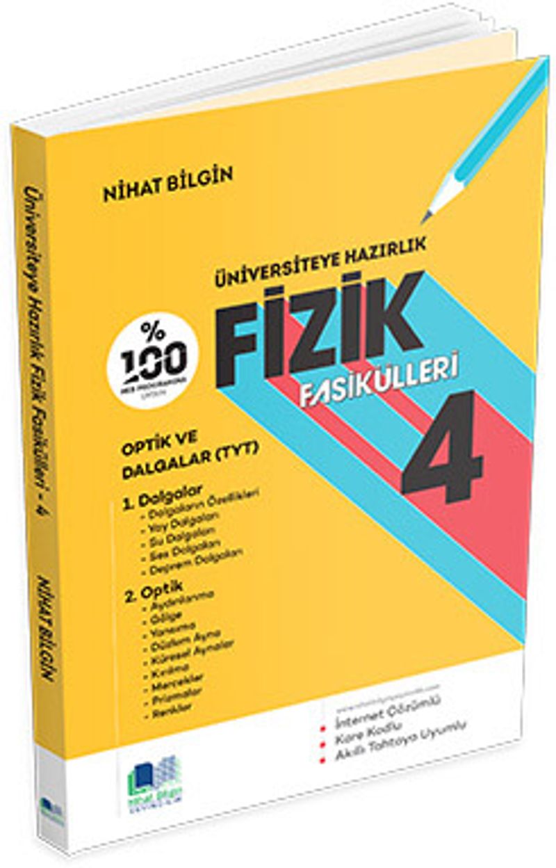 Üniversiteye Hazırlık Fizik Fasikülleri 4 kitap kapağı