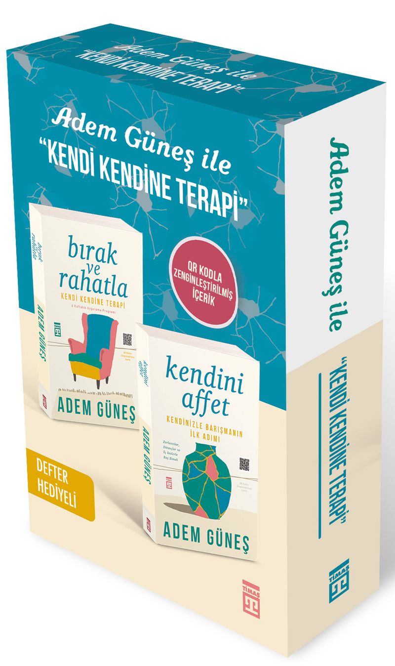 Adem Güneş ile Kendi Kendine Terapi Seti (2 Kitap) kitap kapağı