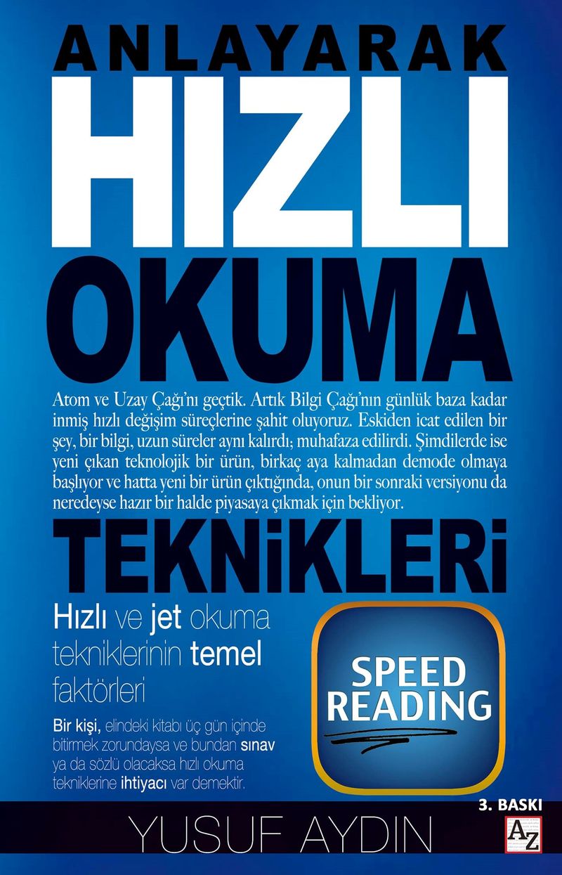 Anlayarak Hızlı Okuma Teknikleri kitap kapağı