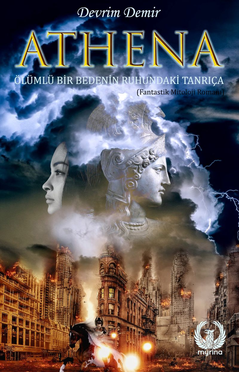 Athena Ölümlü Bir Bedenin Ruhundaki Tanrıça kitap kapağı
