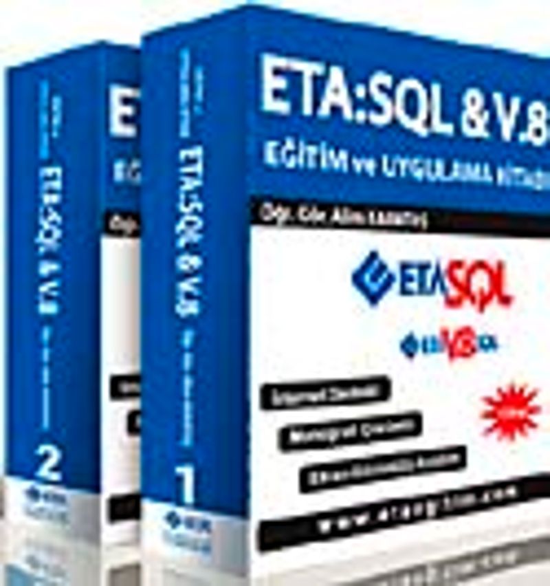 Eta:SQl V.8 Eğitim ve Uygulama Kitabı 2.cilt kitap kapağı