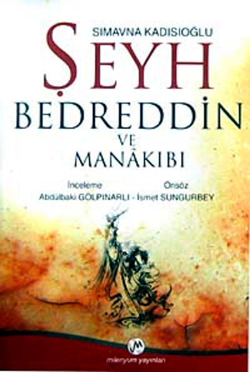 Şeyh Bedreddin ve Manakıbı kitap kapağı