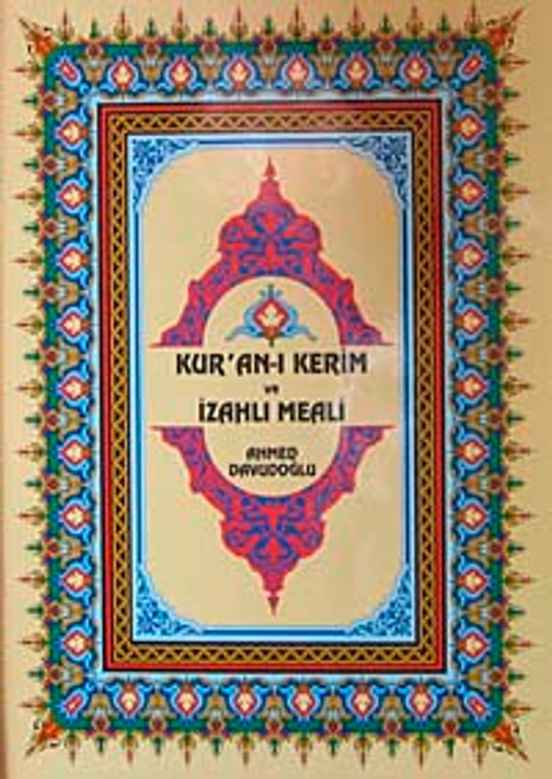 Kur'an-ı Kerim ve İzahlı Meali (4 Renk Hafız-Berkenar Boy) kitap kapağı