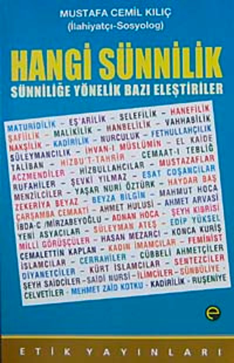 Hangi Sünnilik Sünniliğe Yönelik Bazı Eleştiriler kitap kapağı