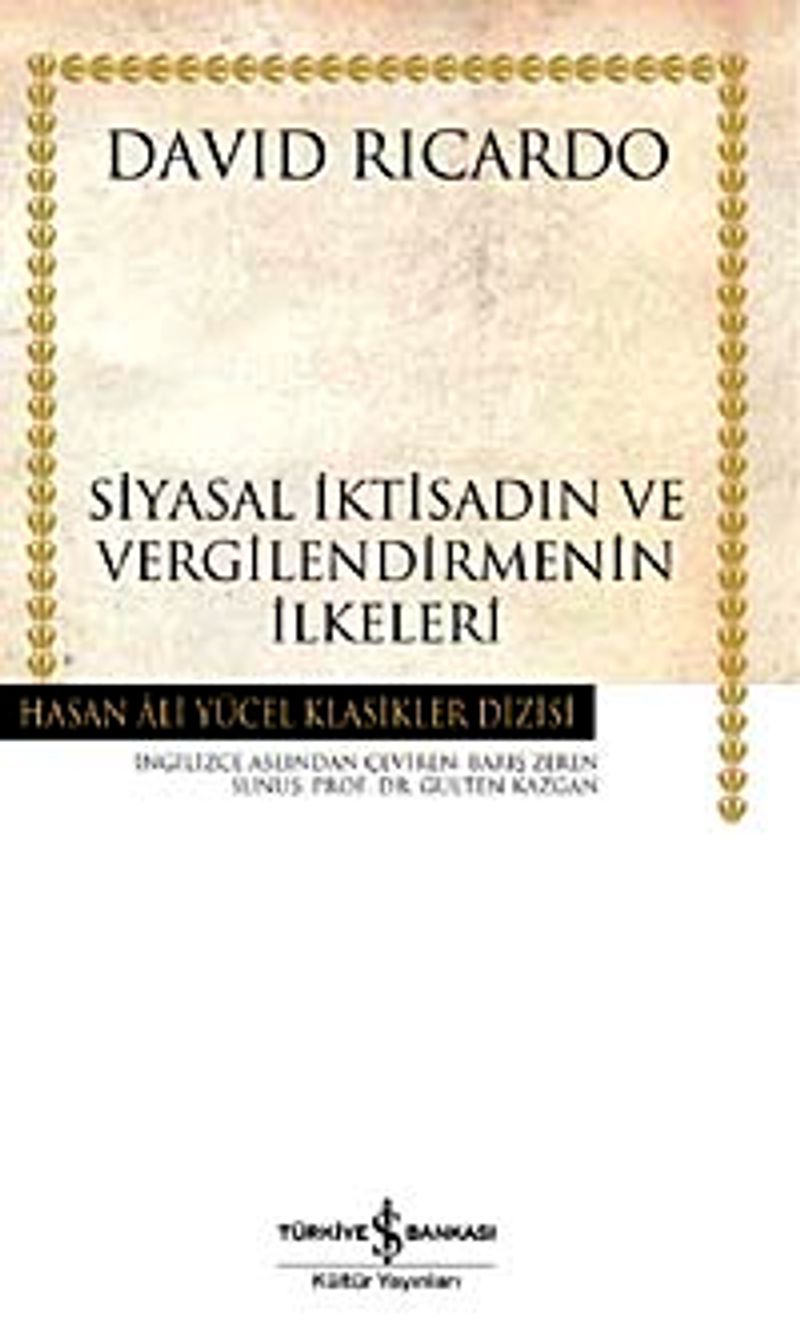 Siyasal İktisadın ve Vergilendirmenin İlkeleri (Ciltli) kitap kapağı