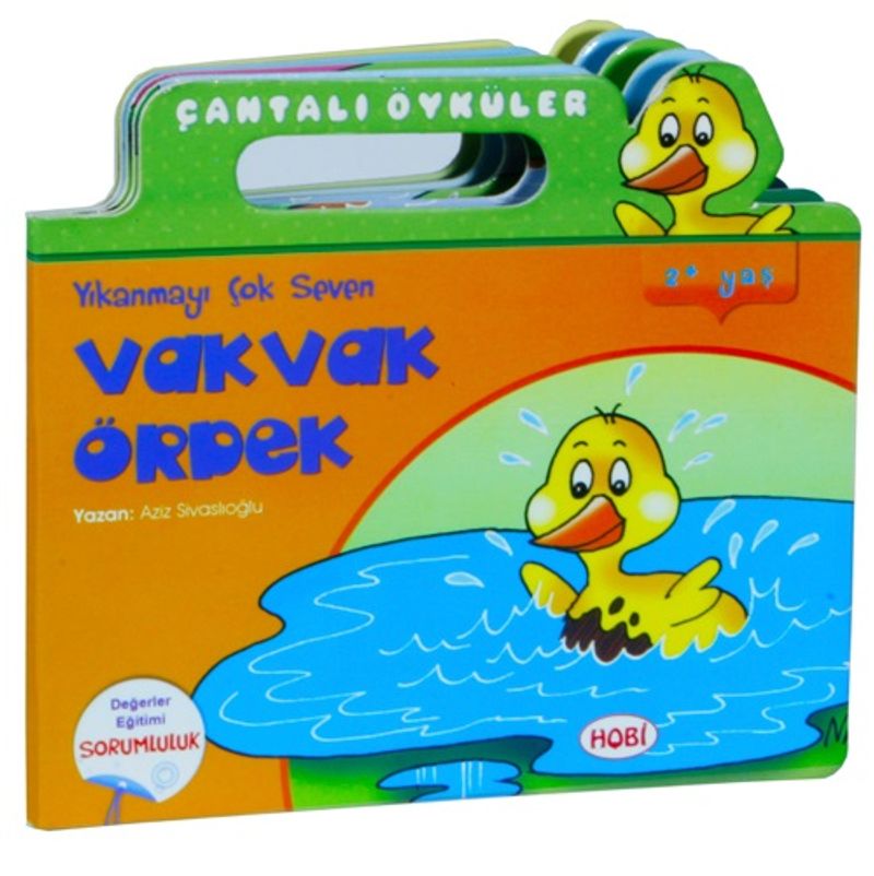Yıkanmayı Çok Seven Vak Vak Ördek kitap kapağı