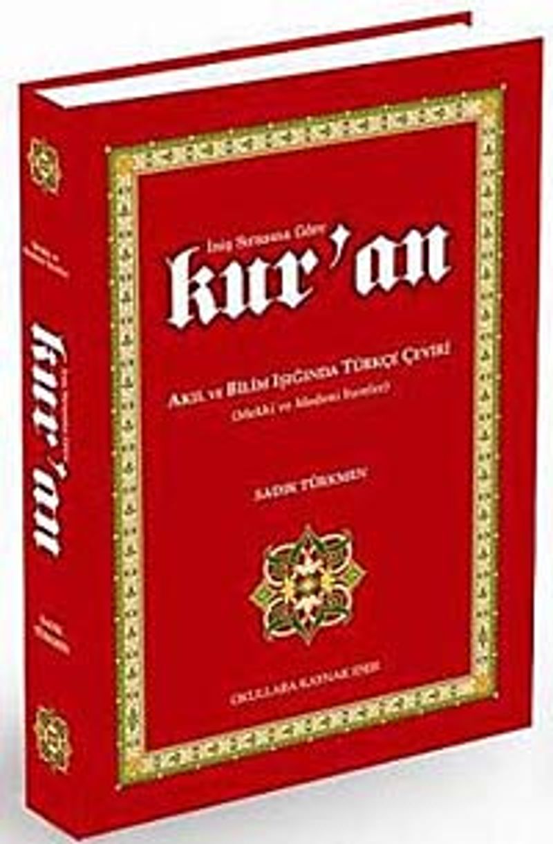 İniş Sırasına Göre Kur'an Akıl ve Bilim Işığında Türkçe Çeviri İki Cilt Bir Arada (Sert Kapak-Küçük Boy) kitap kapağı