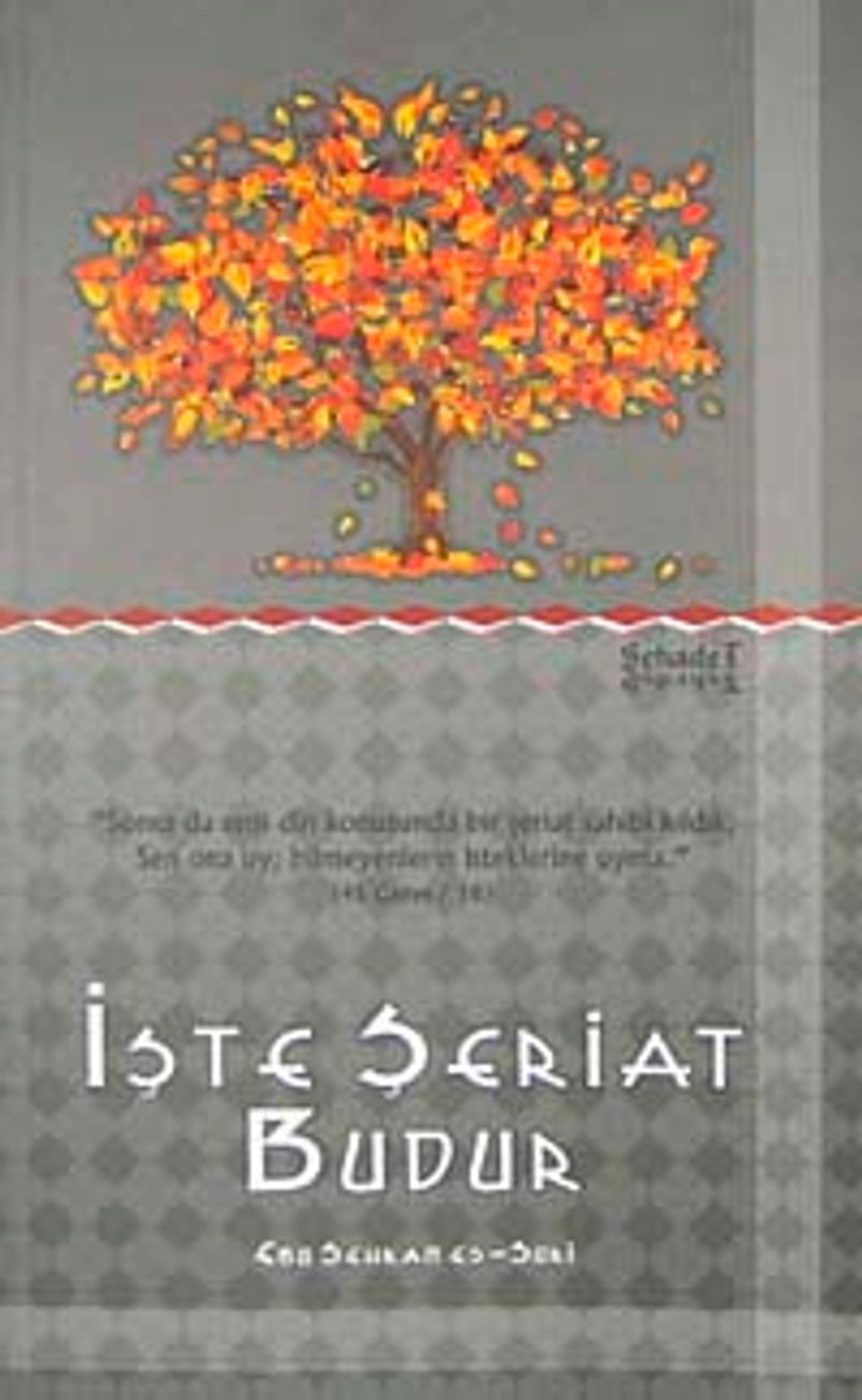 İşte Şeriat Budur kitap kapağı