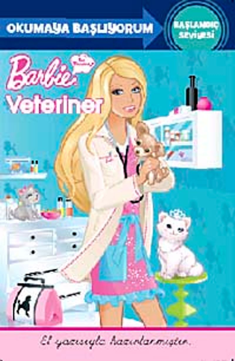 Barbie Veteriner / Okumaya Başlıyorum kitap kapağı