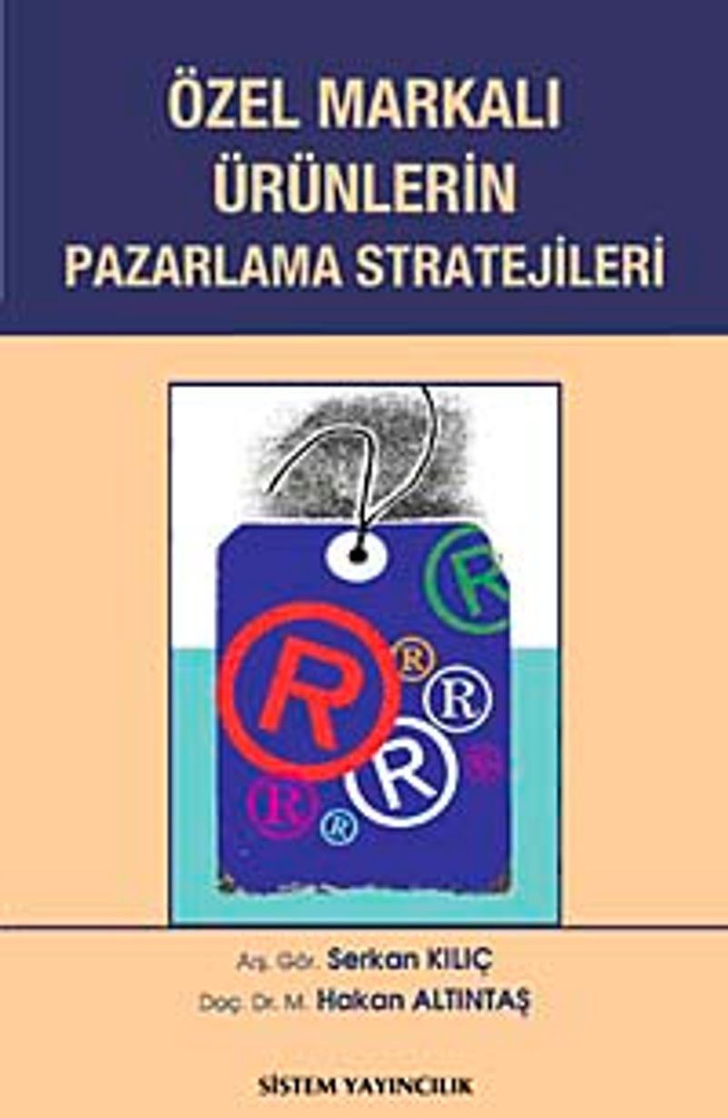 Özel Markalı Ürünlerin Pazarlama Stratejileri kitap kapağı