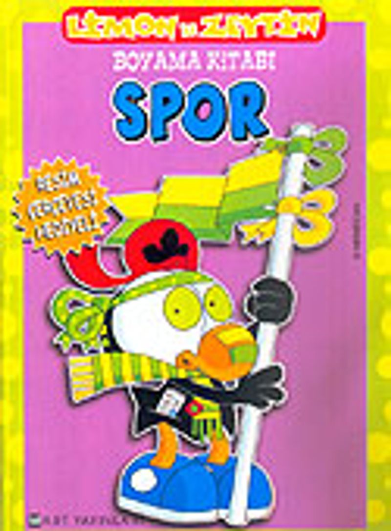 Spor / Boyama Kitabı / Limon ile Zeytin kitap kapağı