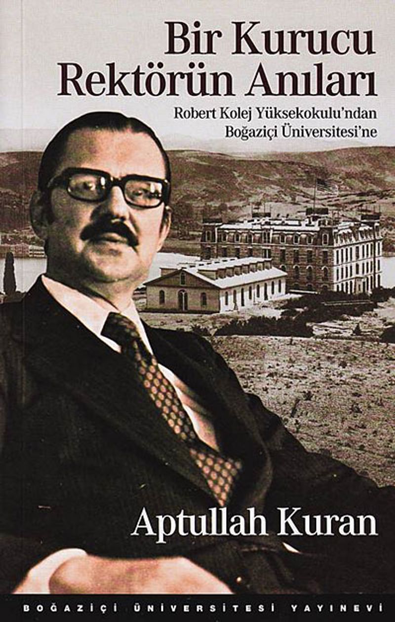 Bir Kurucu Rektörün Anıları kitap kapağı