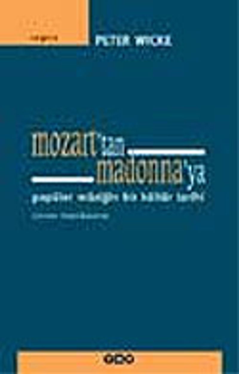 Mozart'tan Madonna'ya kitap kapağı