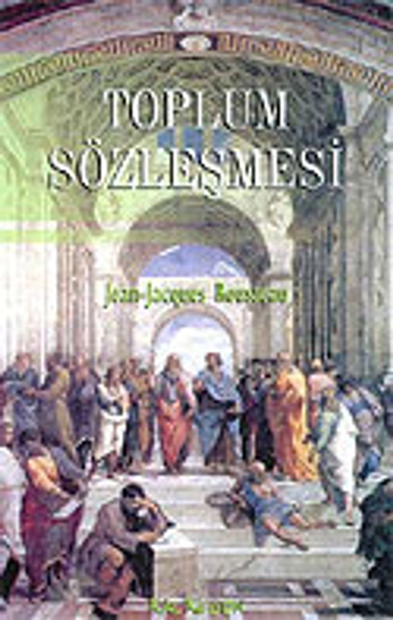 Toplum Sözleşmesi kitap kapağı