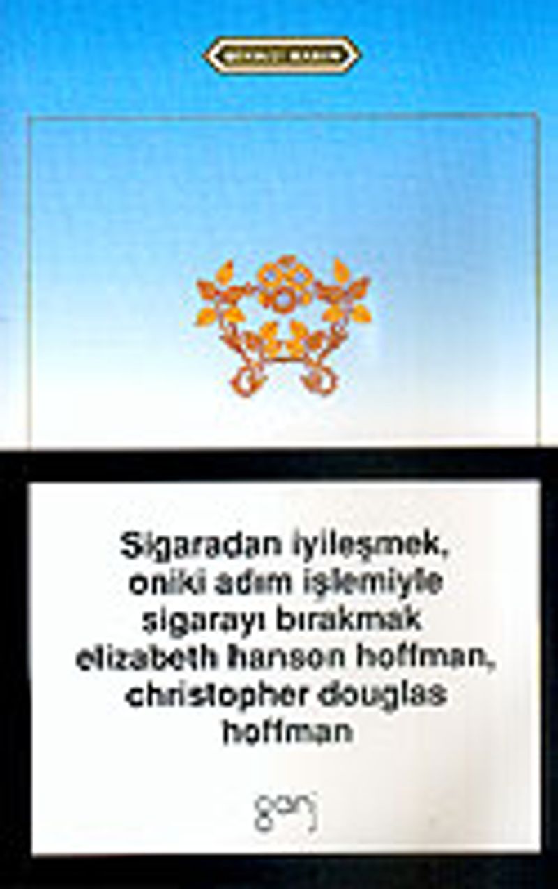 Sigaradan İyileşmek, Oniki Adım İşlemiyle Sigarayı Bırakmak kitap kapağı