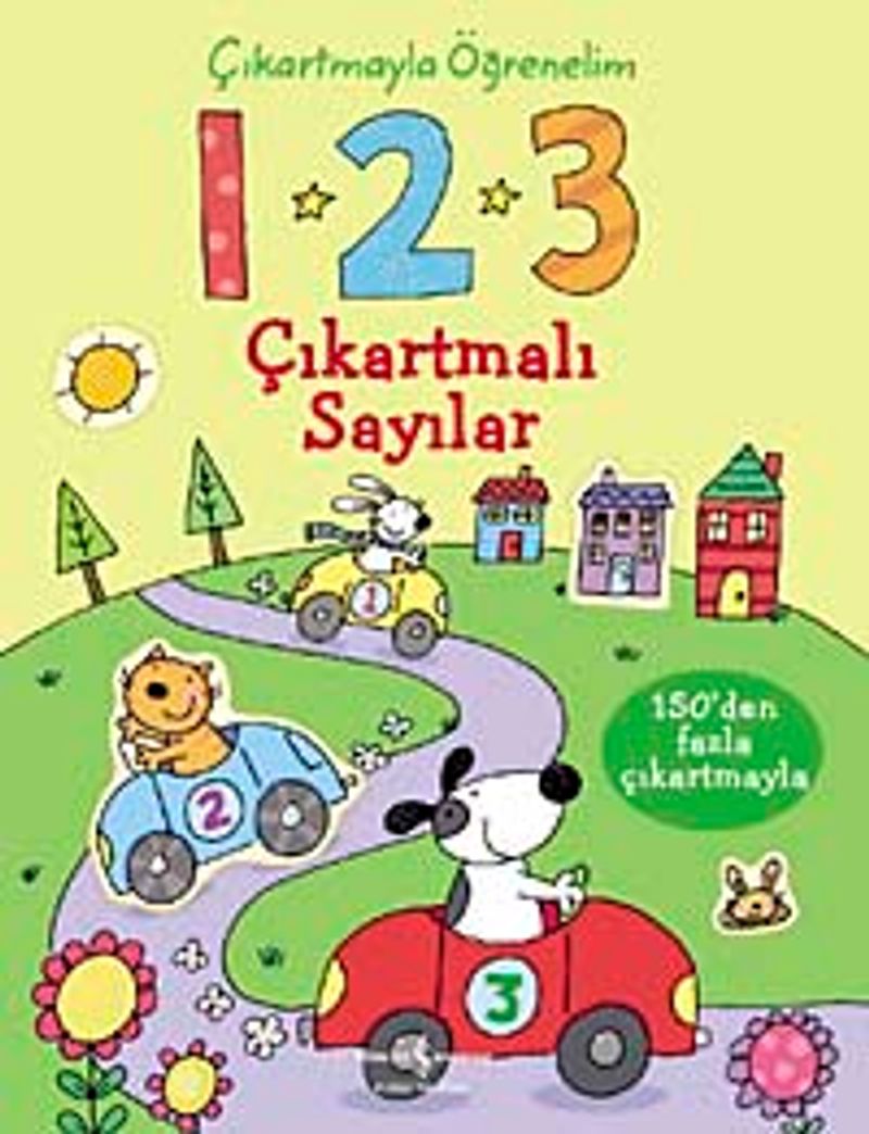 Çıkartmayla Öğrenelim - Çıkartmalı Sayılar kitap kapağı